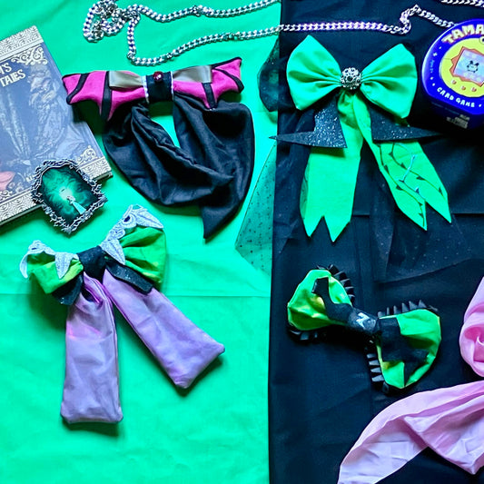 Diasomnia themed Hairbows