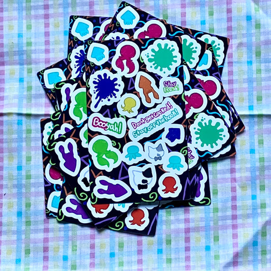 Splatoon Sticker Sheet